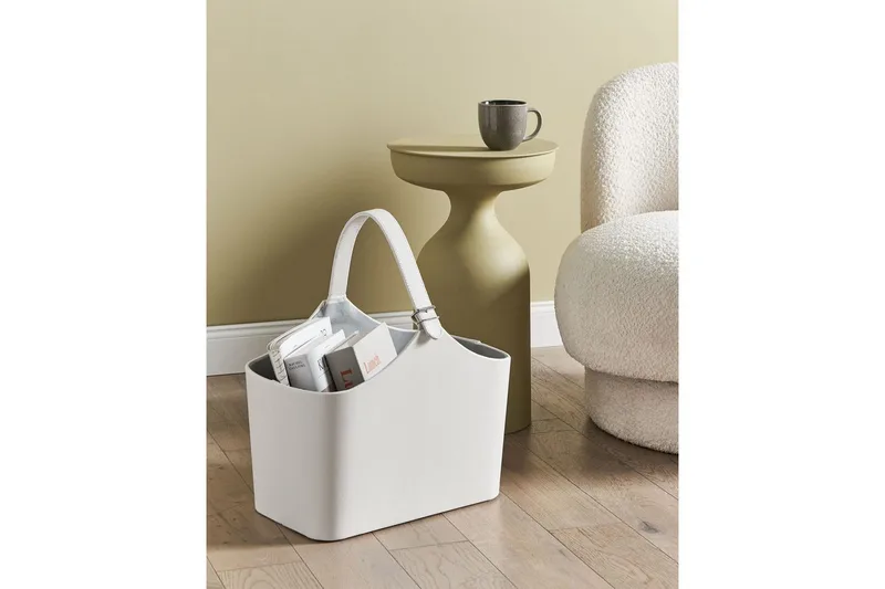 Kori Elam Vaaleanharmaa - Vaaleanharmaa - Säilytys - Piensäilytys - Säilytyskorit