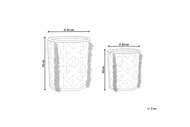 Kori Kalai sarja 2 kpl - Säilytys - Piensäilytys - Säilytyskorit