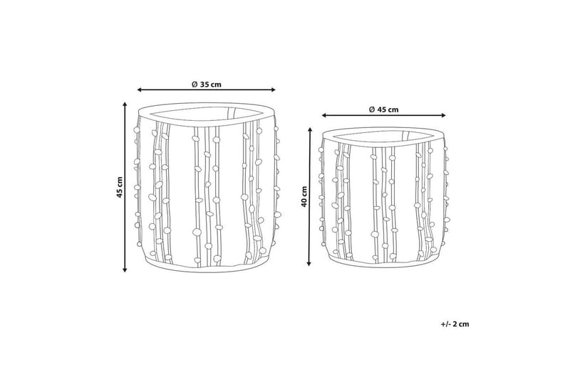 Kori Khel sarja 2 kpl - Säilytys - Piensäilytys - Säilytyskorit