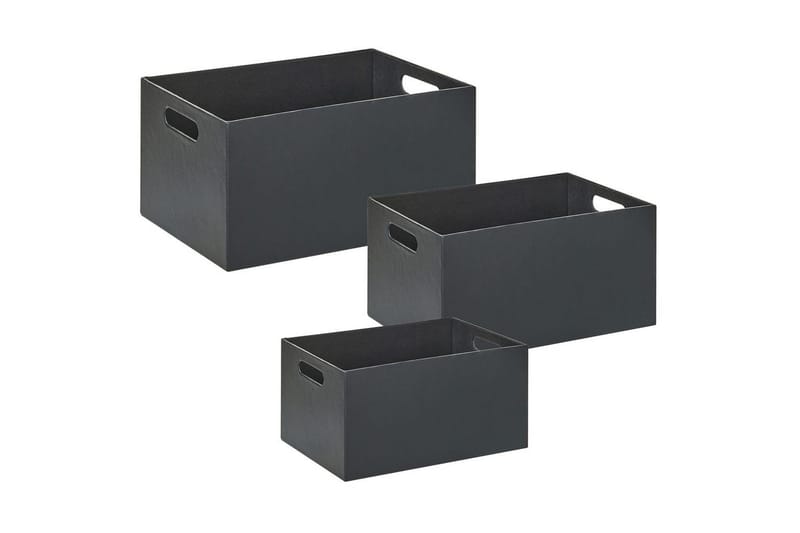 Kori Larsa sarja 3 Harmaa - Harmaa - Säilytys - Piensäilytys - Säilytyskorit