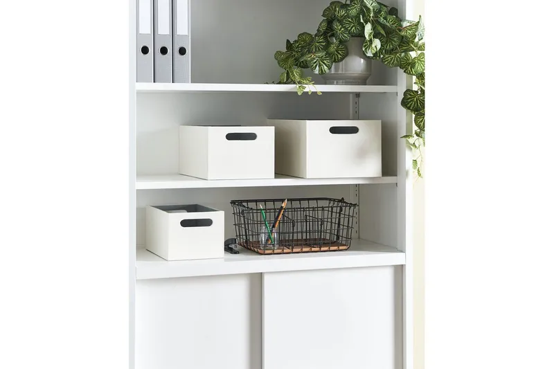 Kori Larsa sarja 3 Valkoinen - Valkoinen - Säilytys - Piensäilytys - Säilytyskorit - Lankakori