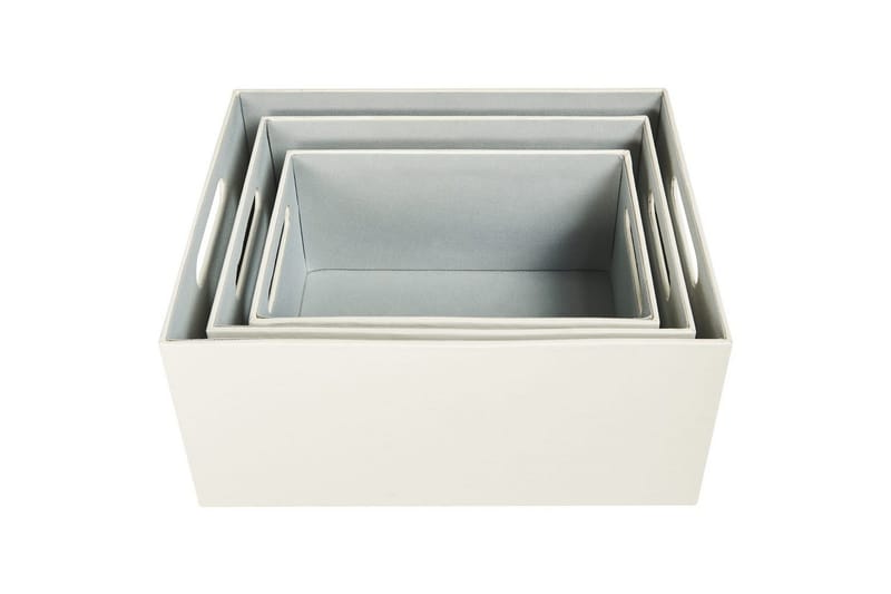 Kori Larsa sarja 3 Valkoinen - Valkoinen - Säilytys - Piensäilytys - Säilytyskorit