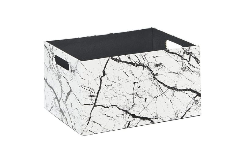 Kori Larsa sarja 3 Valkoinen/Musta - Valkoinen/Musta - Säilytys - Piensäilytys - Säilytyskorit - Lankakori