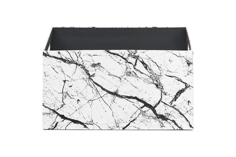 Kori Larsa sarja 3 Valkoinen/Musta - Valkoinen/Musta - Säilytys - Piensäilytys - Säilytyskorit