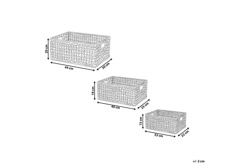 Kori Minnow setti, 3 kpl - Säilytys - Piensäilytys - Säilytyskorit