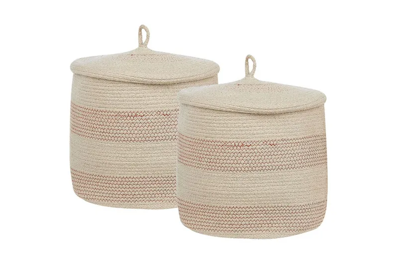 Kori Silopi 2 kappaleen setti Beige, Oranssi, Beige, Oranssi