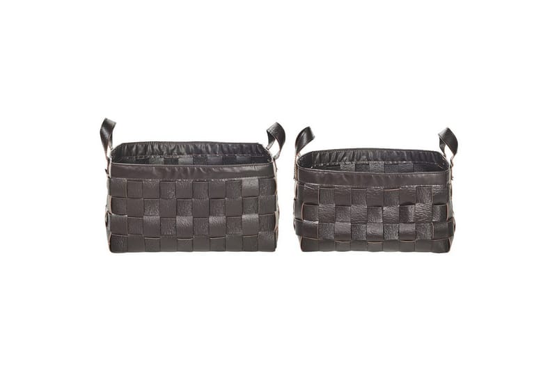 Kori Sippar-sarja, 2 kpl Tummanruskea - Tummanruskea - Säilytys - Piensäilytys - Säilytyskorit