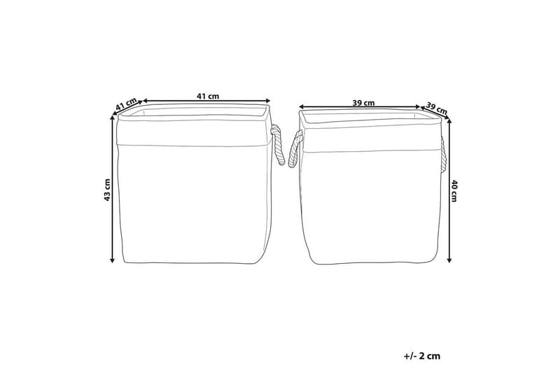 Kori Tugul setti 2 - Säilytys - Piensäilytys - Säilytyskorit