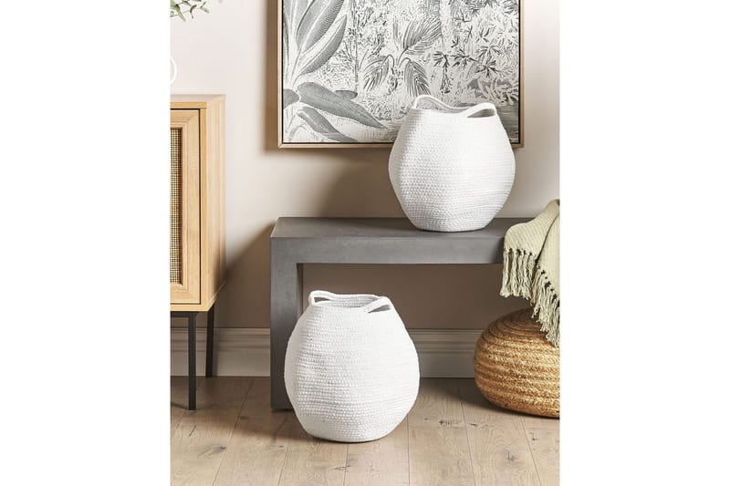 Kori Panjgur, 2 kpl Valkoinen - Valkoinen - Säilytys - Piensäilytys - Säilytyskorit