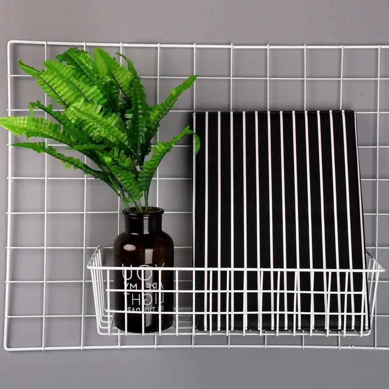 Koristeellinen Seinäkoriste 16x38 cm - Valkoinen - Säilytys - Piensäilytys - Säilytyskorit - Lankakori