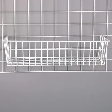 Koristeellinen Seinäkoriste 16x38 cm - Valkoinen - Säilytys - Piensäilytys - Säilytyskorit - Lankakori