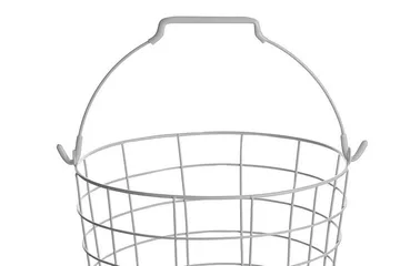 Metalliteline Yamales 37 cm 3 koria - Valkoinen - Säilytys - Piensäilytys - Säilytyskorit - Lankakori