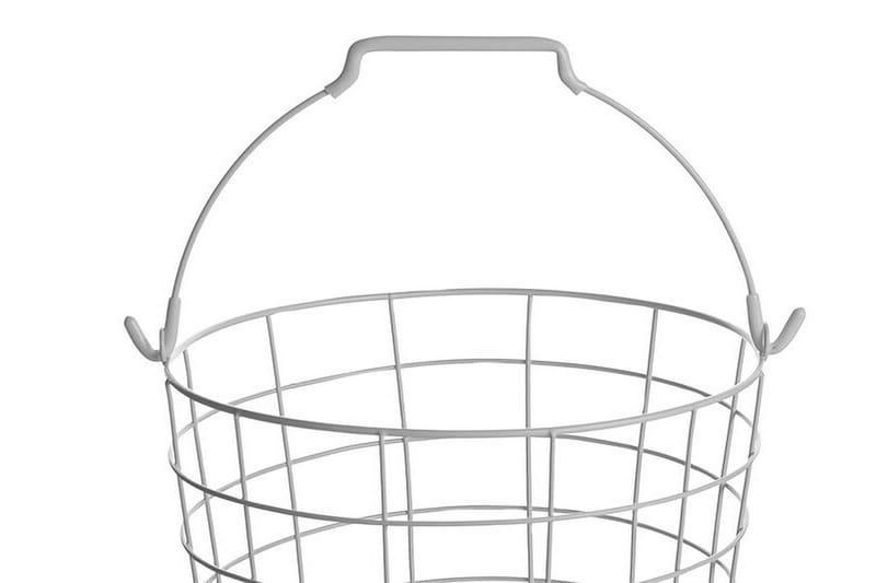 Metalliteline Yamales 37 cm 3 koria - Valkoinen - Säilytys - Piensäilytys - Säilytyskorit - Lankakori