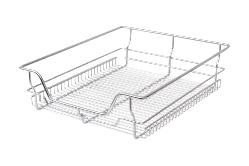 Ulosvedettävä ritilälaatikot 2 kpl 500mm hopea - Hopea - Lankakori
