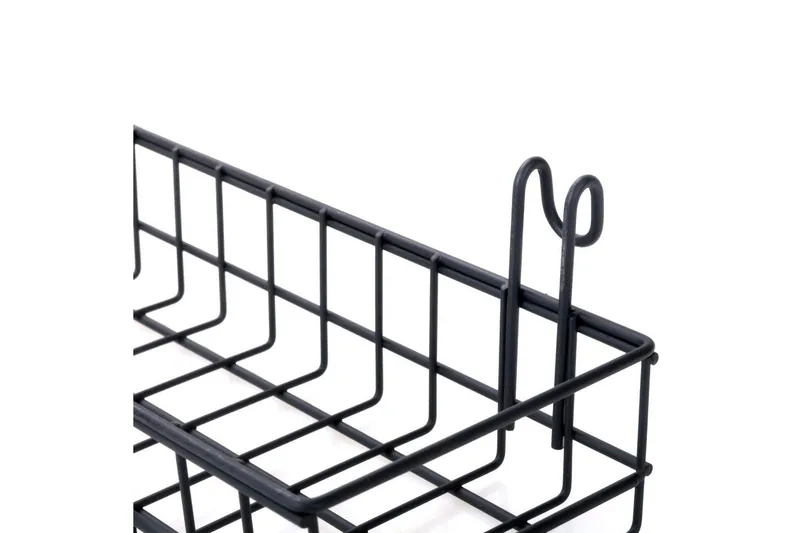 Metallikori Seinä - Musta - Säilytys - Piensäilytys - Säilytyskorit - Lankakori