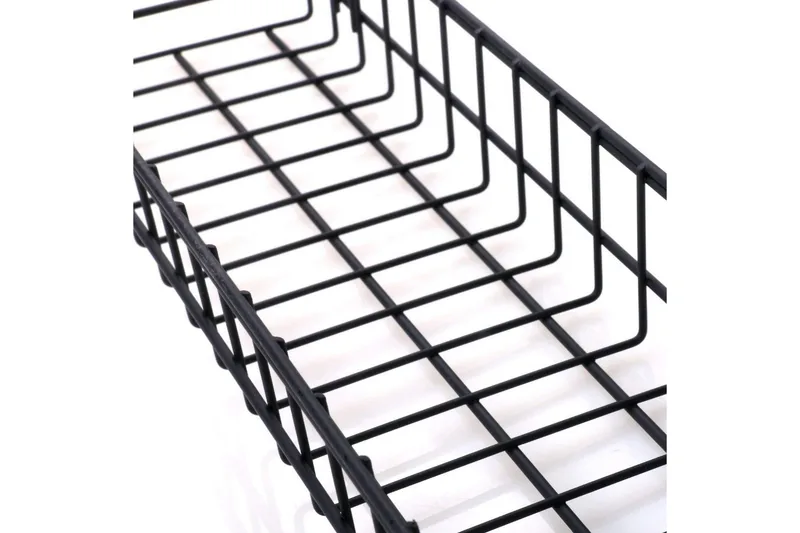 Metallikori Seinä - Musta - Säilytys - Piensäilytys - Säilytyskorit - Lankakori