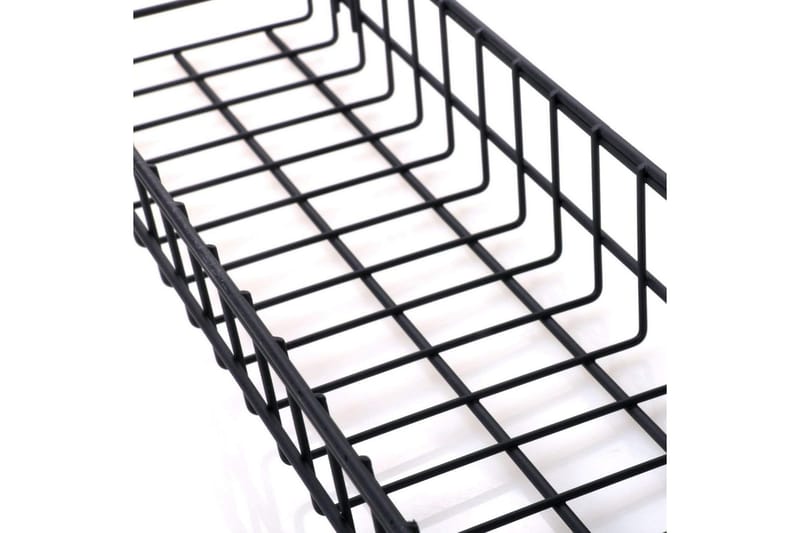 Metallikori Seinä - Musta - Säilytys - Piensäilytys - Säilytyskorit - Lankakori