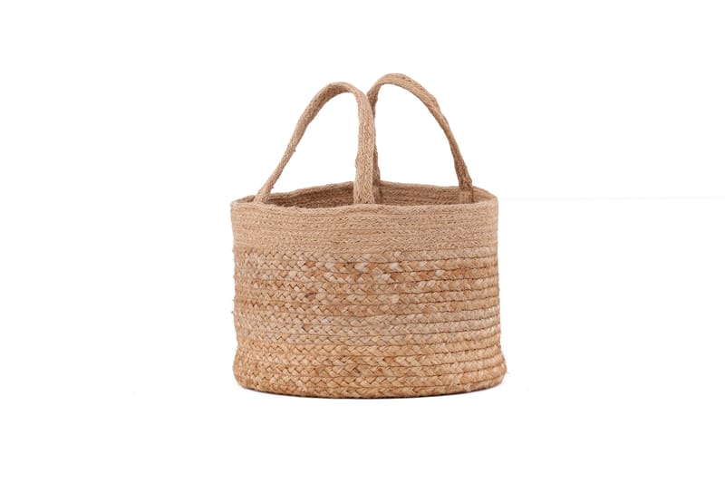 Mumbai Kori Pyöreä - Luonnonväri - Säilytys - Piensäilytys - Säilytyskorit - Piknikkori