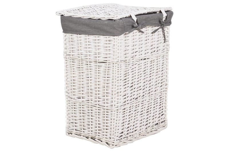Pyykkikorit Ella Harmaa/valkoinen - Harmaa/valkoinen - Talo & remontointi - Keittiö & kylpyhuone - Keittiö & kodinhoitohuone - Kuivaus & pesutarvikkeet - Pyykkikori