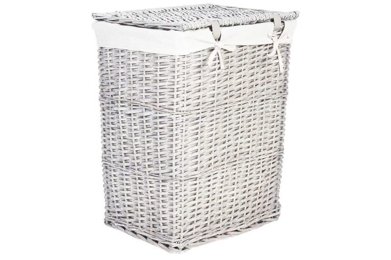Pyykkikorit Ella Valkoinen - Valkoinen - Talo & remontointi - Keittiö & kylpyhuone - Keittiö & kodinhoitohuone - Kuivaus & pesutarvikkeet - Pyykkikori