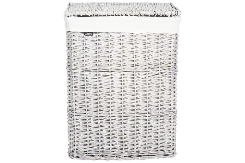 Pyykkikorit Ella Valkoinen - Valkoinen - Talo & remontointi - Keittiö & kylpyhuone - Keittiö & kodinhoitohuone - Kuivaus & pesutarvikkeet - Pyykkikori