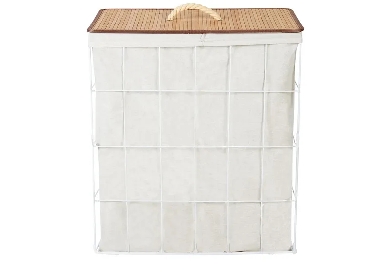 Pyykkikorit Mirissa Valkoinen/vaalea puu - Valkoinen/vaalea puu - Talo & remontointi - Keittiö & kylpyhuone - Keittiö & kodinhoitohuone - Kuivaus & pesutarvikkeet - Pyykkikori