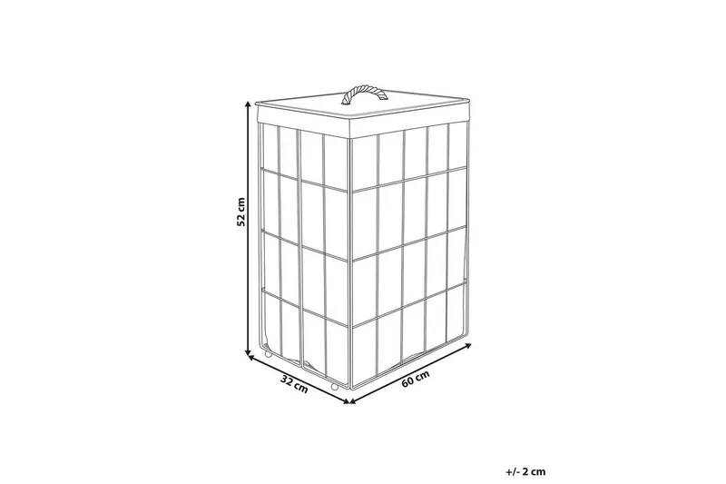 Pyykkikorit Mirissa Valkoinen/vaalea puu - Valkoinen/vaalea puu - Talo & remontointi - Keittiö & kylpyhuone - Keittiö & kodinhoitohuone - Kuivaus & pesutarvikkeet - Pyykkikori