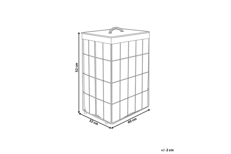 Pyykkikorit Mirissa Valkoinen/vaalea puu - Valkoinen/vaalea puu - Talo & remontointi - Keittiö & kylpyhuone - Keittiö & kodinhoitohuone - Kuivaus & pesutarvikkeet - Pyykkikori