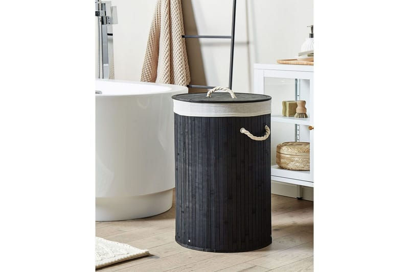 Pyykkikorit Sannar Musta/Valkoinen - Musta/Valkoinen - Talo & remontointi - Keittiö & kylpyhuone - Keittiö & kodinhoitohuone - Kuivaus & pesutarvikkeet - Pyykkikori