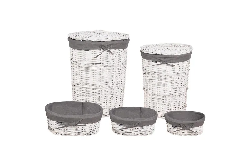 Pyykkikorit Vakari Harmaa/valkoinen, Harmaa/valkoinen