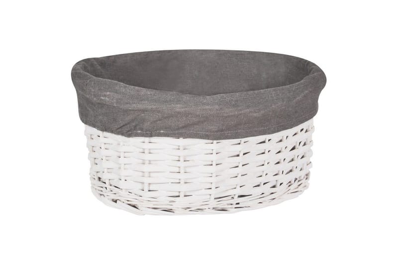 Pyykkikorit Vakari Harmaa/valkoinen - Harmaa/valkoinen - Säilytys - Piensäilytys - Säilytyskorit