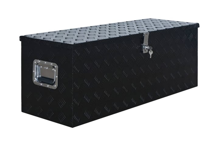 Alumiinilaatikko 1085x370x400 cm musta - Musta - Laatikko - Säilytyslaatikko