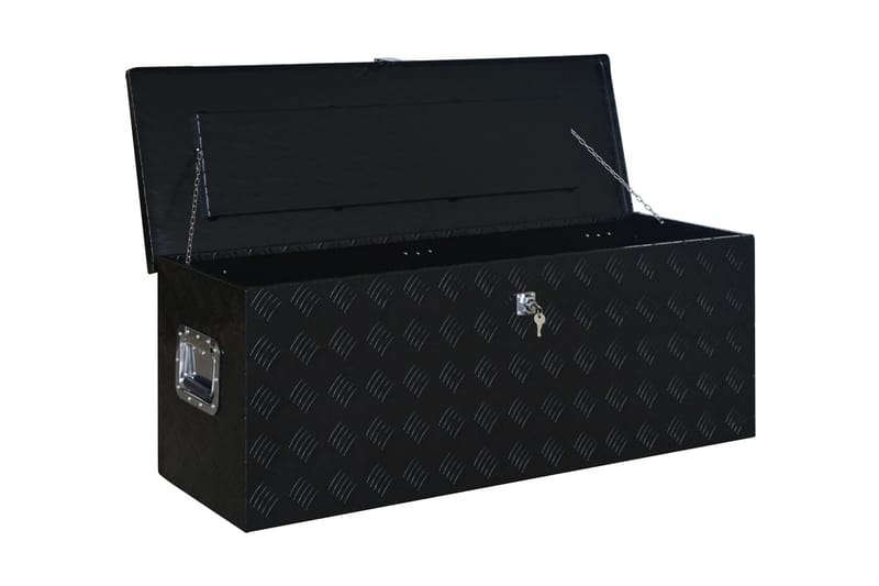 Alumiinilaatikko 1085x370x400 cm musta - Musta - Säilytys - Piensäilytys - Säilytyslaatikko