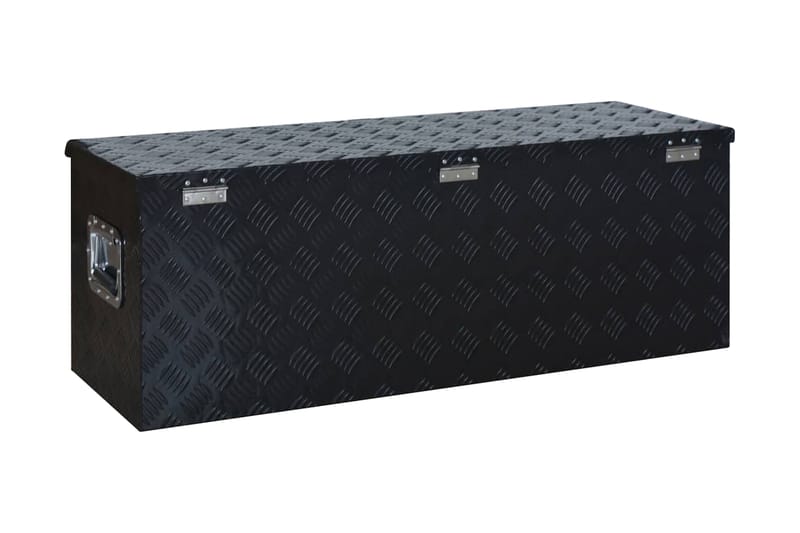 Alumiinilaatikko 1085x370x400 cm musta - Musta - Säilytys - Piensäilytys - Säilytyslaatikko