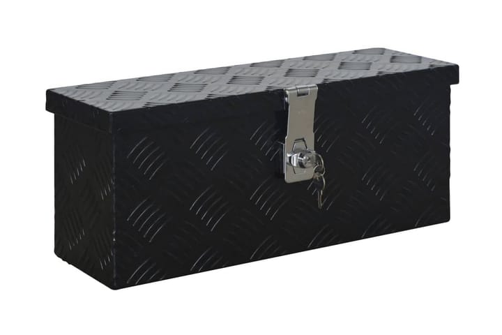 Alumiinilaatikko 485x140x200mm musta - Musta - Laatikko - Säilytyslaatikko