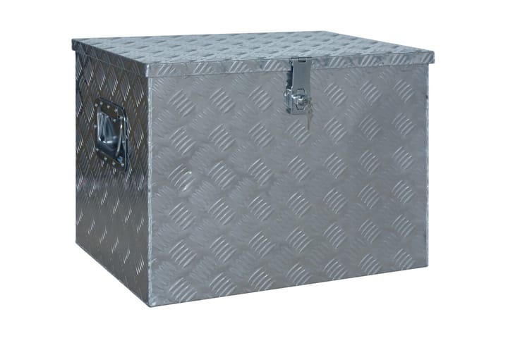 Alumiinilaatikko 610x430x455mm hopea - Hopea - Säilytyslaatikko - Laatikko
