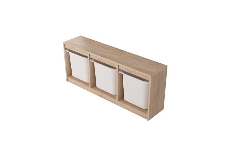 Alvora Säilytyslaatikot 132,3 cm - Luonnollinen/Valkoinen - Säilytys - Piensäilytys - Säilytyslaatikko