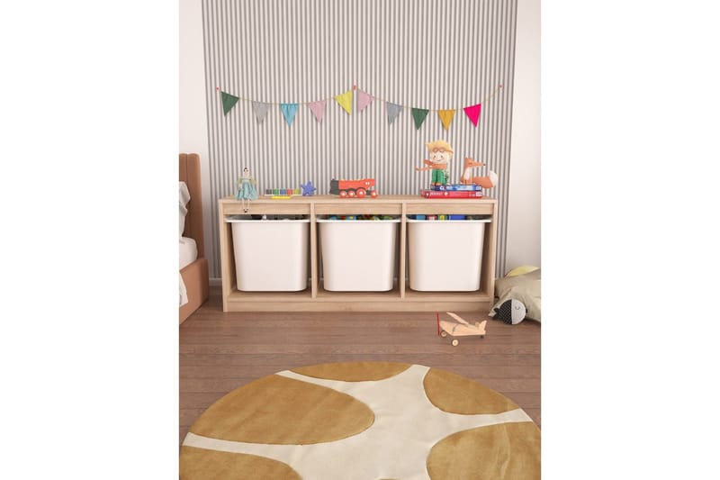 Alvora Säilytyslaatikot 132,3 cm - Luonnollinen/Valkoinen - Säilytys - Piensäilytys - Säilytyslaatikko