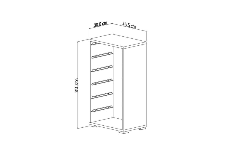 Kelix Säilytyslaatikot 45,5 cm - Valkoinen/Harmaa - Säilytys - Piensäilytys - Säilytyslaatikko
