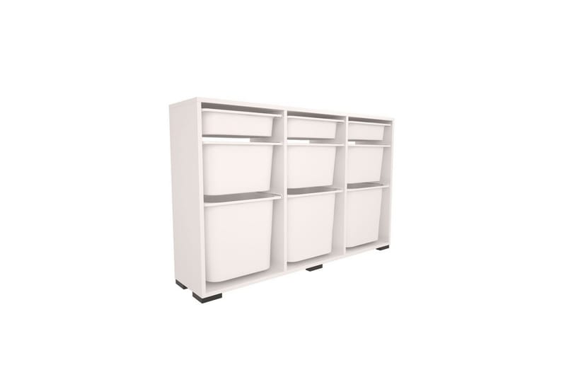 Monikäyttöinen kaappi Belna Valkoinen - Valkoinen - Säilytys - Piensäilytys - Säilytyslaatikko