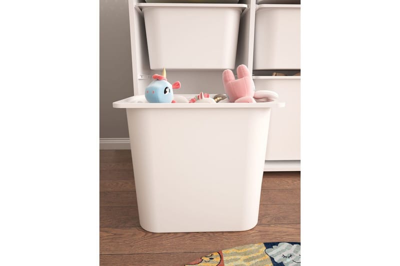 Monikäyttöinen kaappi Carla Valkoinen - Valkoinen - Säilytys - Piensäilytys - Säilytyslaatikko