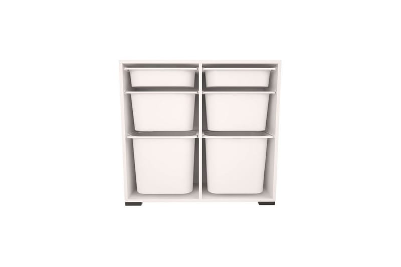 Monikäyttöinen kaappi Carla Valkoinen - Valkoinen - Säilytys - Piensäilytys - Säilytyslaatikko