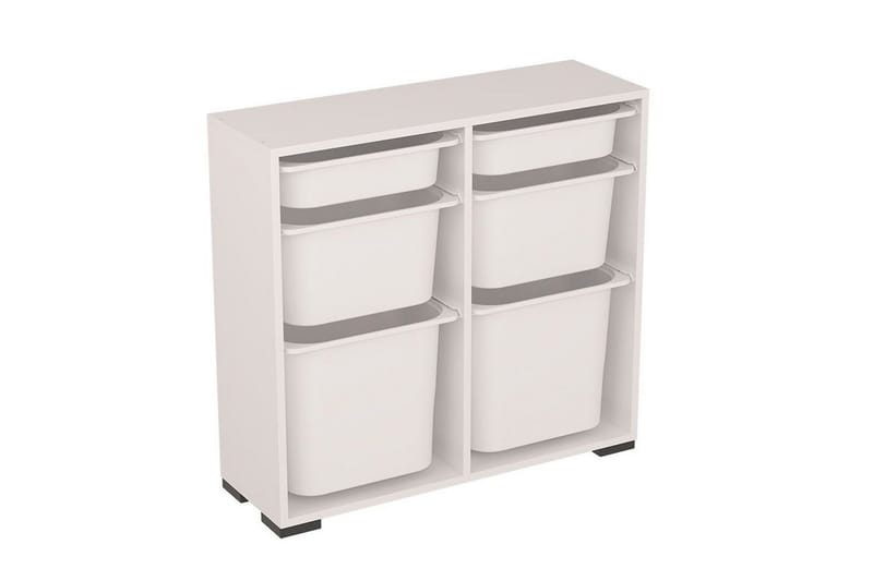 Monikäyttöinen kaappi Carla Valkoinen - Valkoinen - Säilytys - Piensäilytys - Säilytyslaatikko