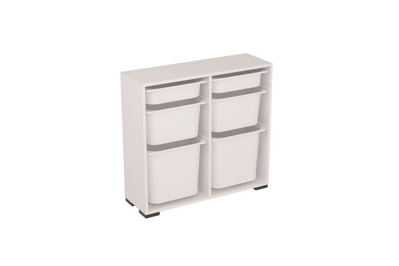 Monikäyttöinen kaappi Carla Valkoinen, Valkoinen