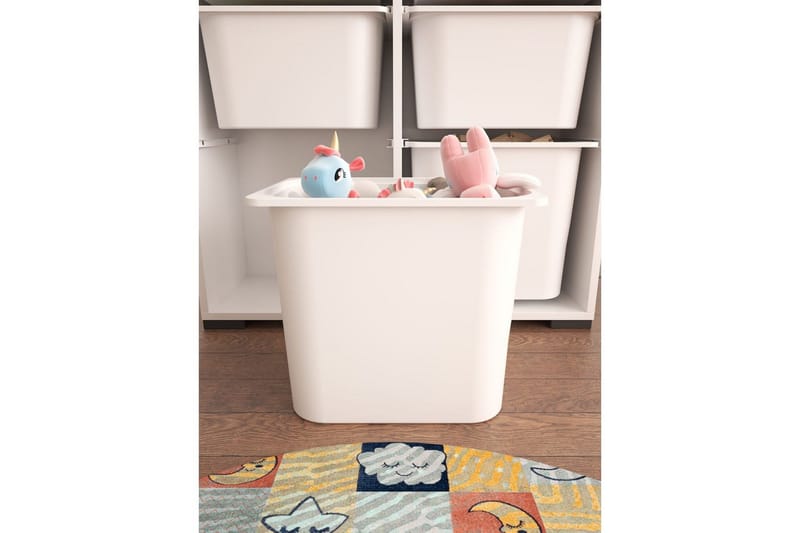 Monikäyttöinen kaappi Carla Valkoinen - Valkoinen - Säilytys - Piensäilytys - Säilytyslaatikko