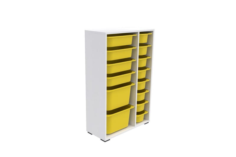 Monikäyttöinen kaappi Core (69,5 x 109 x 30 cm) Keltainen - Keltainen - Säilytys - Piensäilytys - Säilytyslaatikko