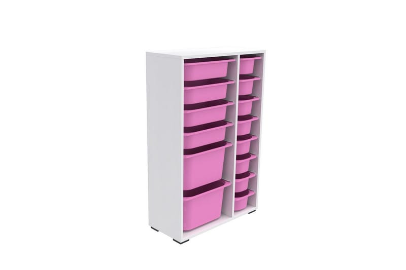 Monikäyttöinen kaappi Core (69,5 x 109 x 30 cm) Vaaleanpunainen - Vaaleanpunainen - Säilytys - Piensäilytys - Säilytyslaatikko