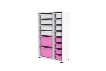 Monikäyttöinen kaappi Core (69,5 x 109 x 30 cm) Valkoinen / Vaaleanpunainen