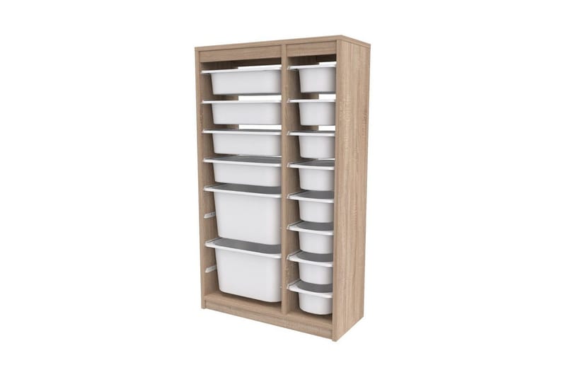 Monikäyttöinen kaappi Montana (69 x 112,2 x 29,6 cm) Sonomo Valkoinen - Sonomo Valkoinen - Säilytys - Piensäilytys - Säilytyslaatikko