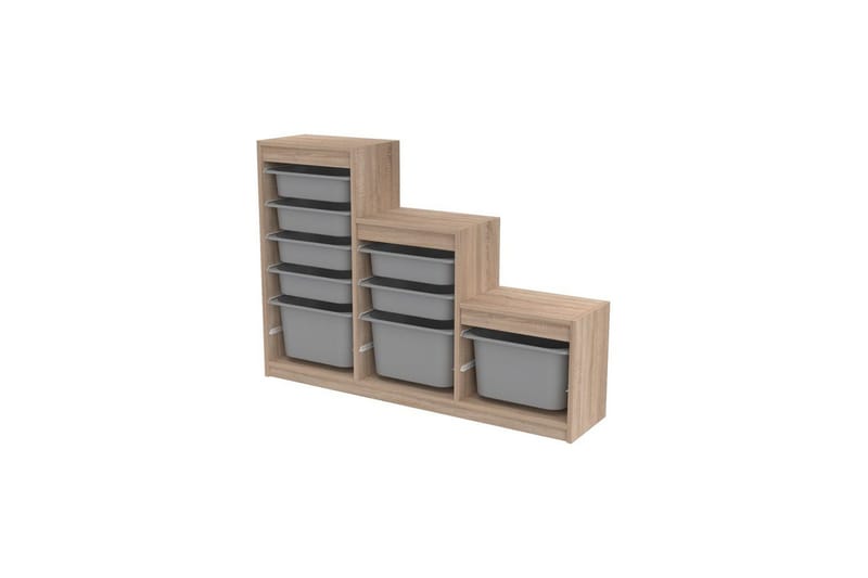 Monikäyttöinen kaappi Swiss Sonomo Harmaa - Sonomo Harmaa - Säilytys - Piensäilytys - Säilytyslaatikko